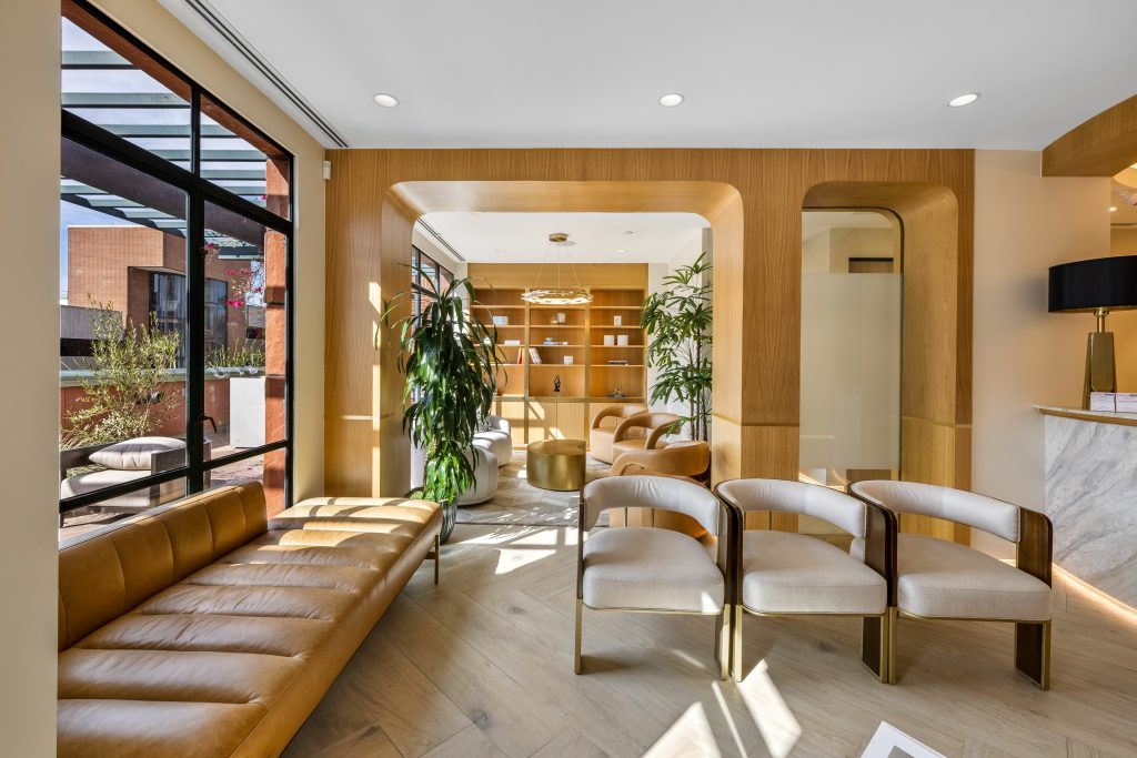 Seating area at Bedford Breast Center